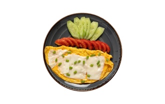 Kaşarlı Omlet görseli