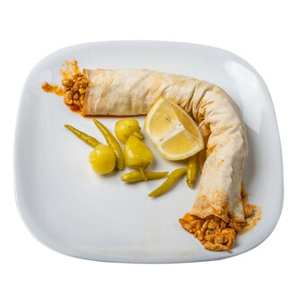 Kaşarlı Duble Tavuk Tantuni Dürüm görseli