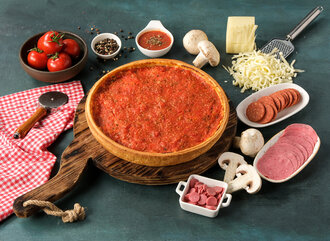 Chicago Style Derin Tava Pizza (Büyük Boy) görseli
