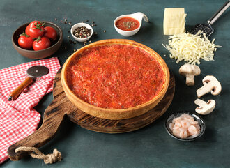 Karidesli Derin Tava Pizza (Küçük Boy) görseli