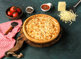 Margherita İnce Tava Pizza (Küçük Boy) görseli