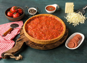 Özel Sucuklu Derin Tava Pizza (Küçük Boy) görseli