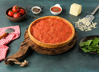 Margherita Derin Tava Pizza (Büyük Boy) görseli