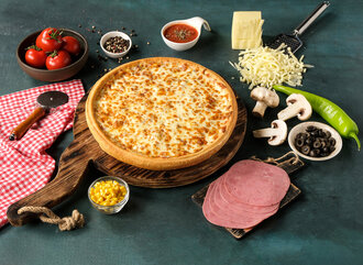 Quattro Stagioni İnce Tava Pizza (Küçük Boy) görseli