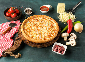 Chefs Choice İnce Tava Pizza (Büyük Boy) görseli