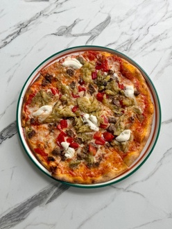 Kavurma & Patlıcan Pizza (Büyük) görseli