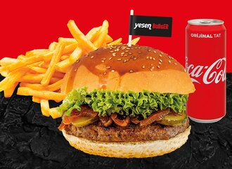 Klasik Burger Menü görseli