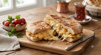 Yumurtalı Kaşarlı Tost görseli