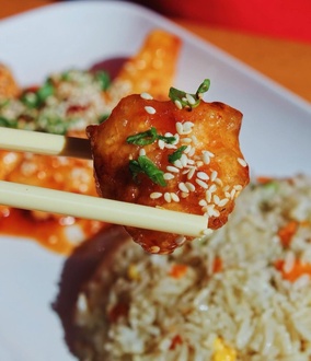 Ballı Susamlı Tavuk görseli