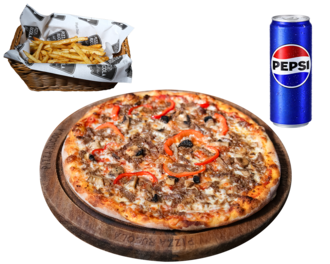 Kavurmalı Pizza (Küçük) görseli