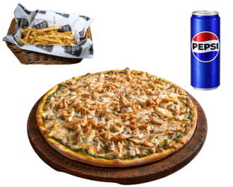 Üç Mantarlı Pizza (Orta) görseli
