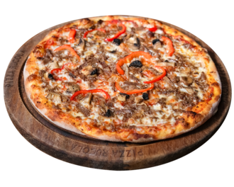 Kavurmalı Pizza (Büyük) görseli