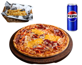 Füme Kaburga Pizza (Orta) görseli