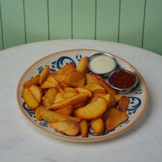 Elma Dilim Patates Kızartması görseli