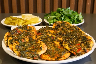 Ispanaklı Kuşgözü Lahmacun (15 Adet) görseli