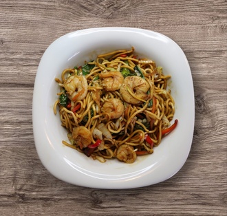 Karidesli Sebzeli Erişte görseli