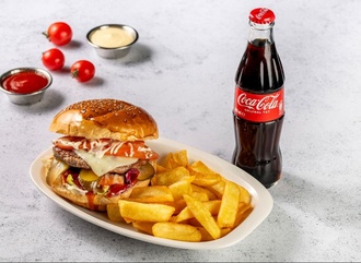 Süper Burger Menü görseli