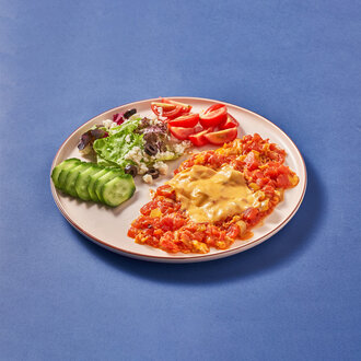 Cheddarlı Menemen görseli