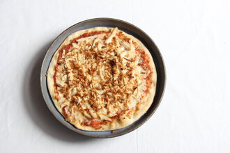 Chicken Pan Pizza (24 Cm.) görseli
