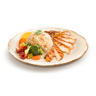 Mangalda Tavuk Ve Pirinç Pilavı görseli