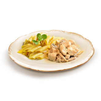 Mantar Soslu Tavuk Ve Penne Makarna görseli