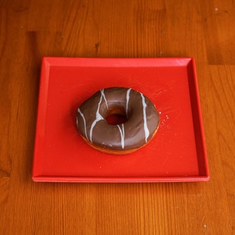Siyah Çikolatalı Donut görseli