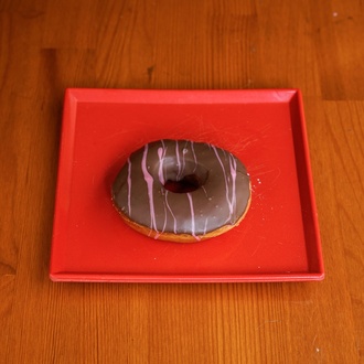 Frambuazlı Çikolatalı Donut görseli