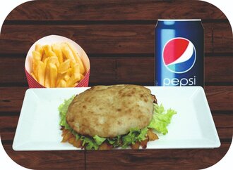 Tombik Ekmek Arası Tavuk Döner & Kutu İçecek Menü görseli