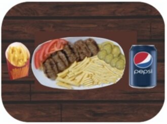 Izgara Köfte (5 Adet) & Kutu İçecek Menü görseli