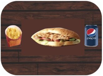 Sandviç Ekmek Arası Tavuk Döner & Kutu İçecek Menü görseli