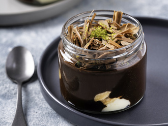 Çikolatalı Profiterol Cup görseli