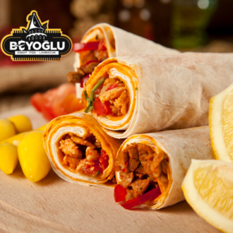 Mangal Ateşinde 2'Li Tavuk Pirzola Dürüm görseli