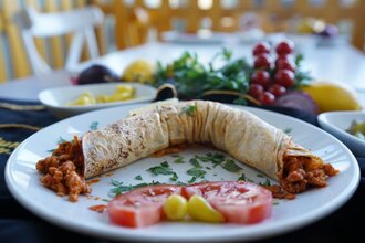 Kaşarlı Tavuk Tantuni Dürüm görseli