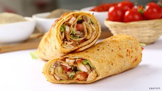 Bol Usulü Soslu Tavuk Döner Sandviç görseli