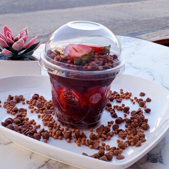 Morango De Chocolate Cup (250 Ml.) görseli
