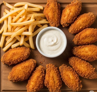 Crispy Basic Wings (10 Adet) görseli