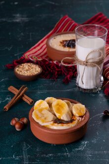 Ballı Muzlu Hamsiköy Sütlacı görseli