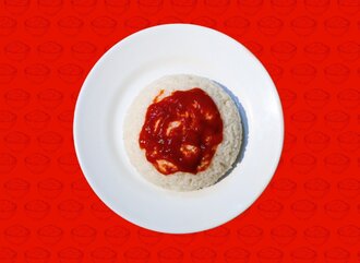 Ketçaplı Pilav görseli
