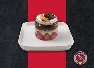 Çilekli & Nutellalı Magnolia görseli