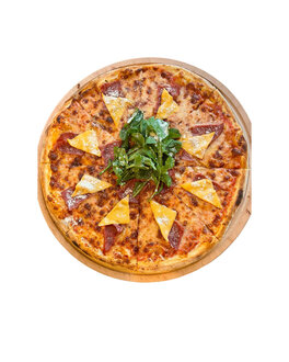 Füme Cheddarlı Pizza (Büyük Boy) görseli