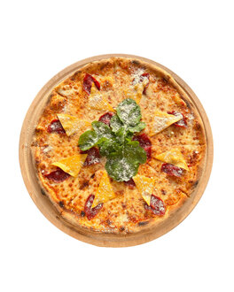 Pastırmalı Cheddarlı Pizza (Orta Boy) görseli