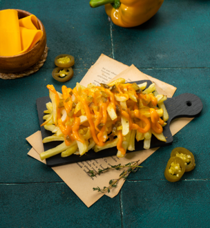 Cheddarlı Patates Kızartması (Acılı) görseli