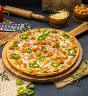 Chicken Barbeqü Pizza (Orta) görseli