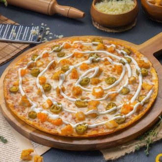 Chicken Ranch Pizza (Küçük) görseli