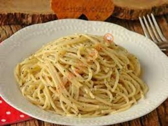 Krema Lı Spagetti görseli