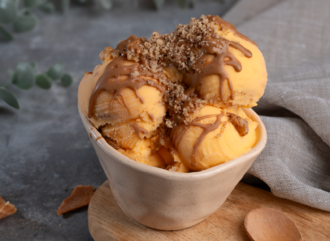 Kabak Tatlılı Tahinli Cevizli Dondurma görseli