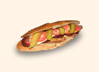 Sucuklu & Yumurtalı Sanayi Tostum (Tam Ekmek) görseli
