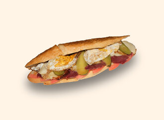 Pastırmalı & Sucuklu Sanayi Tostum (Tam Ekmek) görseli