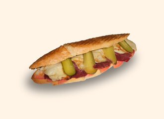 Pastırmalı Sanayi Tostum (Tam Ekmek) görseli