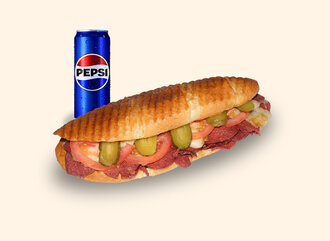 Hoş Geldin Karışık Sanayi Tostum & İçecek 330 Cl ( Tam Ekmek ) görseli